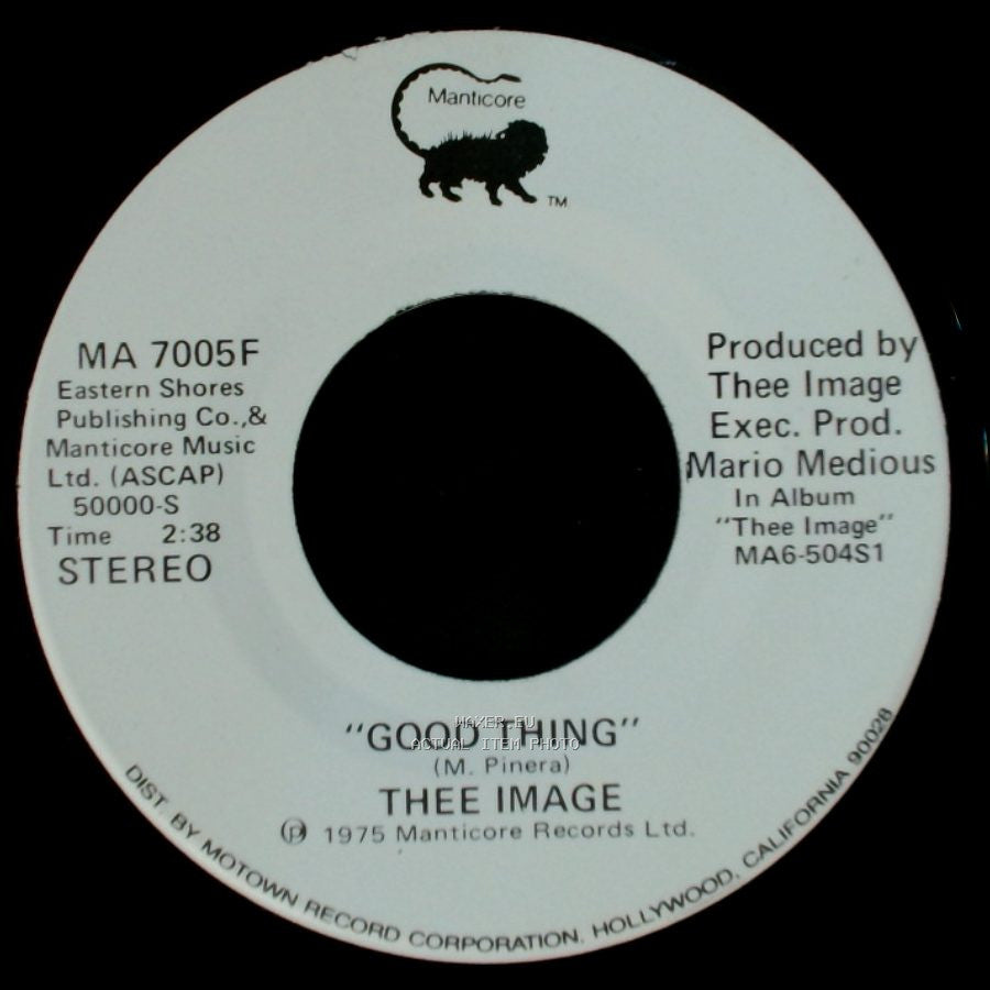 Thee Image - Good Thing / Good Thing side B