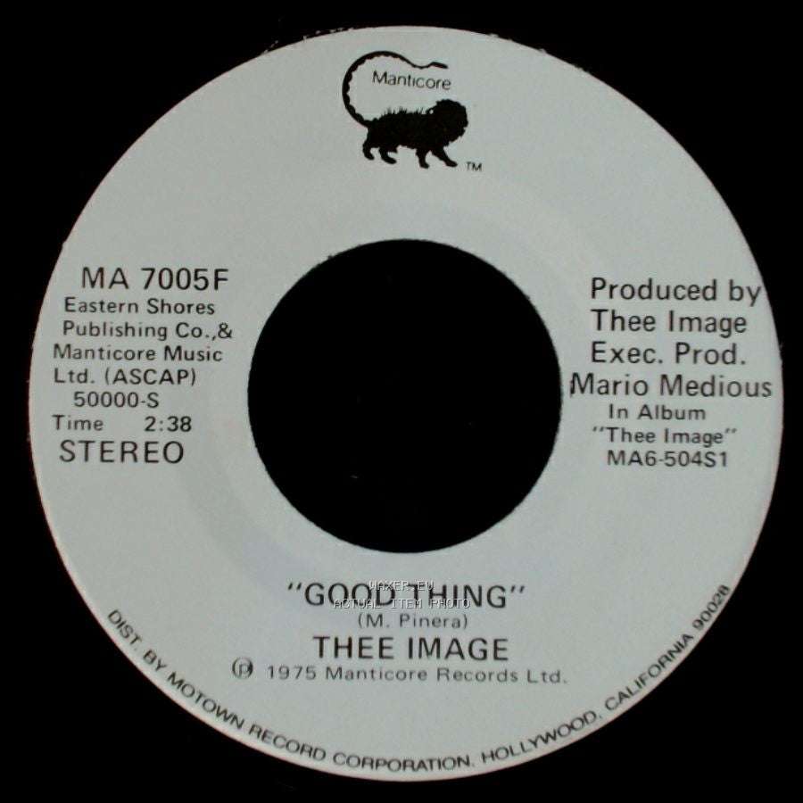 Thee Image - Good Thing / Good Thing side B