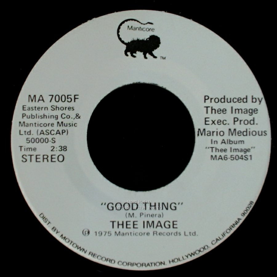 Thee Image - Good Thing / Good Thing side B