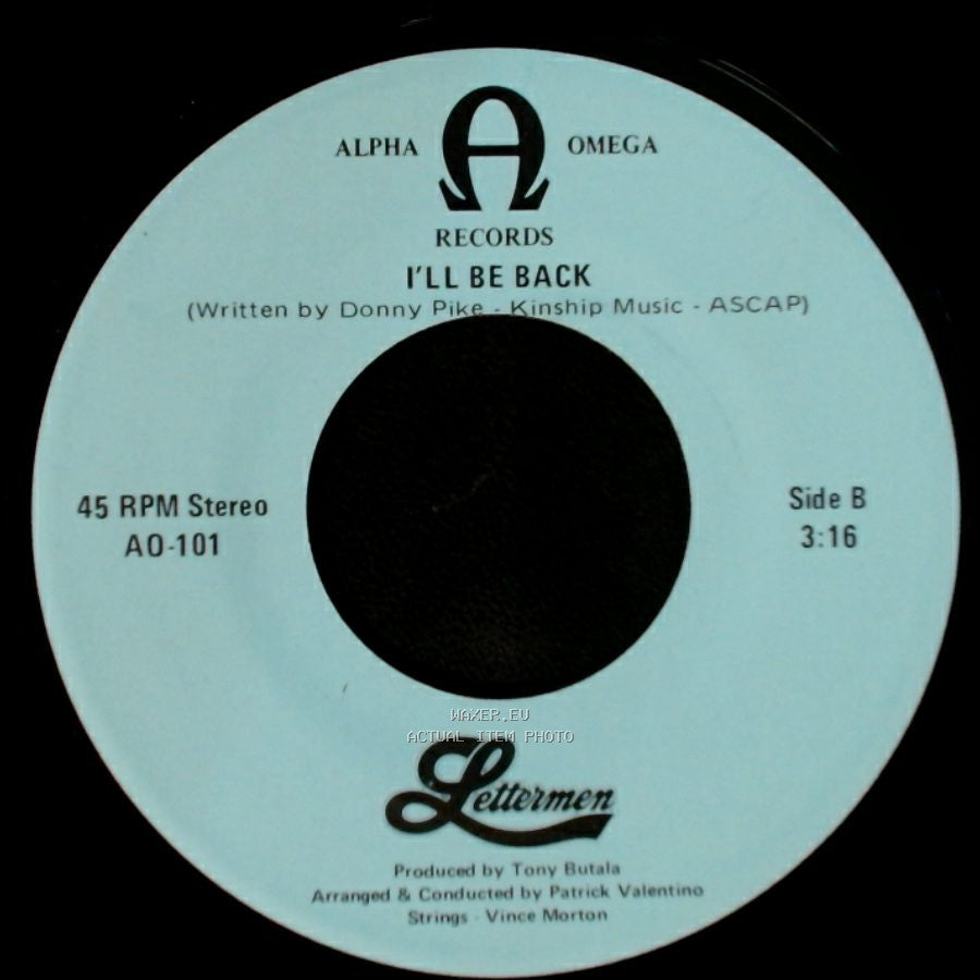 Lettermen - What I Did For Love (From "A Chorus Line") / I'll Be Back side B