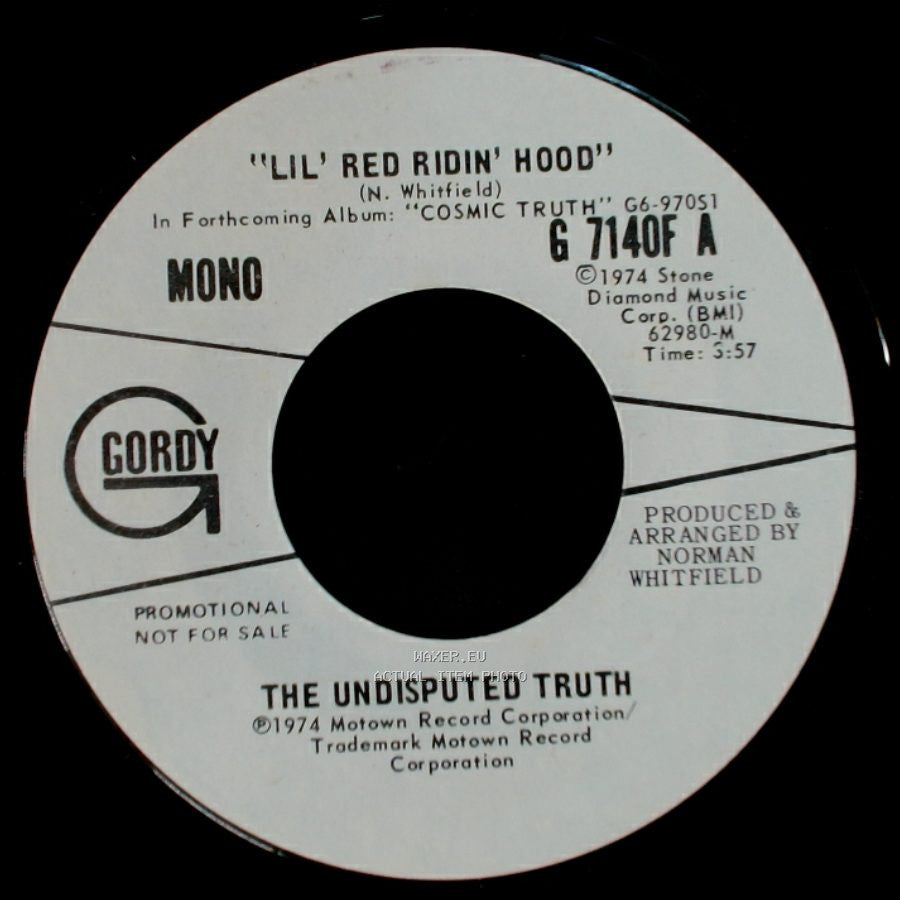 The Undisputed Truth - Lil' Red Ridin' Hood / Lil' Red Ridin' Hood side A