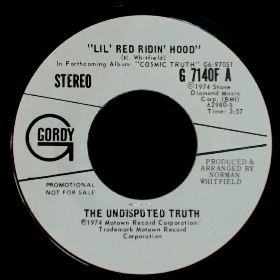 The Undisputed Truth - Lil' Red Ridin' Hood / Lil' Red Ridin' Hood side B