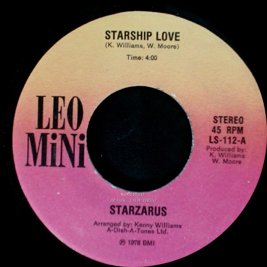 Starzarus - Starship Love / Starship Love Part Two side A