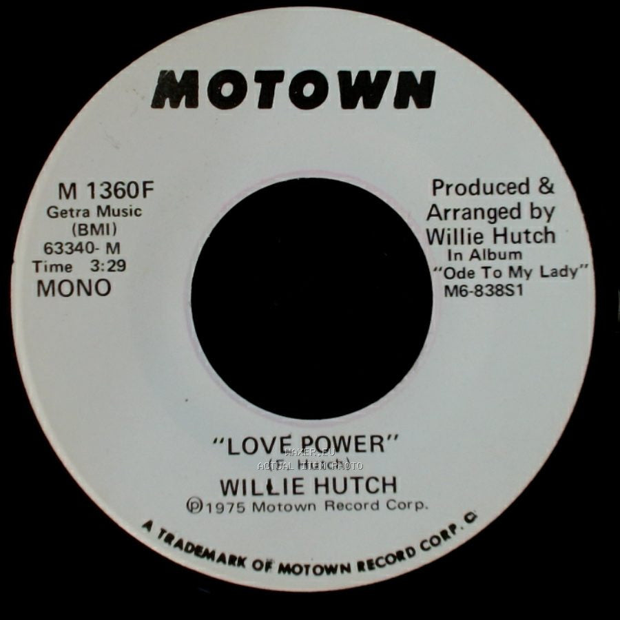 Willie Hutch - Love Power / Love Power side A