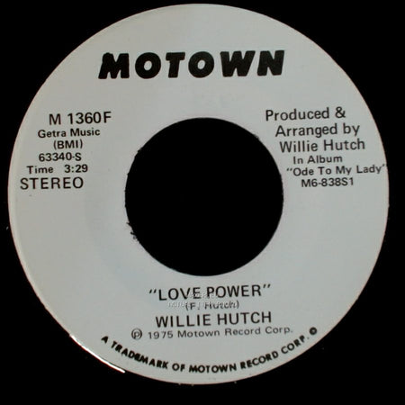 Willie Hutch - Love Power / Love Power side A