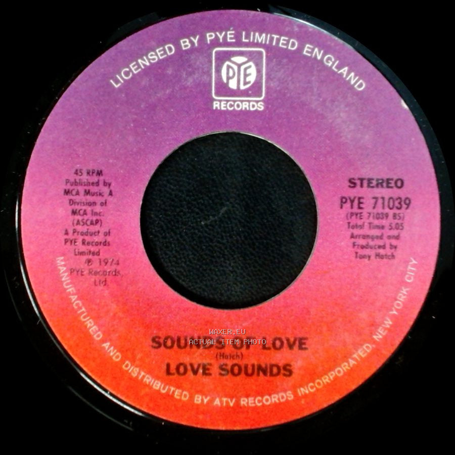 Love Sounds - Sounds Of Love / Ebb Tide / Love Sounds side A
