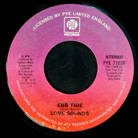 Love Sounds - Sounds Of Love / Ebb Tide / Love Sounds side B