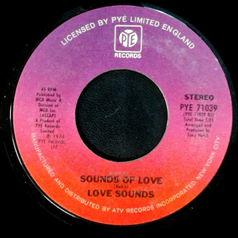 Love Sounds - Sounds Of Love / Ebb Tide side A