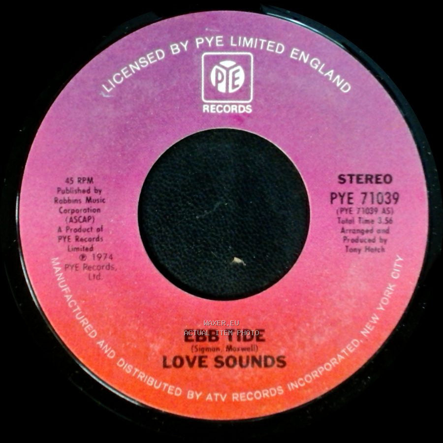 Love Sounds - Sounds Of Love / Ebb Tide side B
