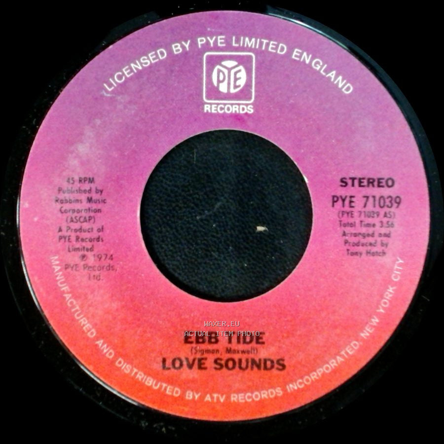 Love Sounds - Sounds Of Love / Ebb Tide / Love Sounds side B