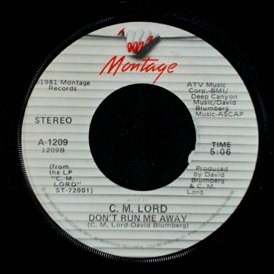 C. M. Lord - Flashback / Don't Run Me Away side B