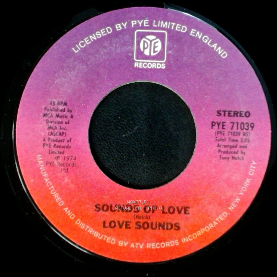 Love Sounds - Sounds Of Love / Ebb Tide / Love Sounds side A