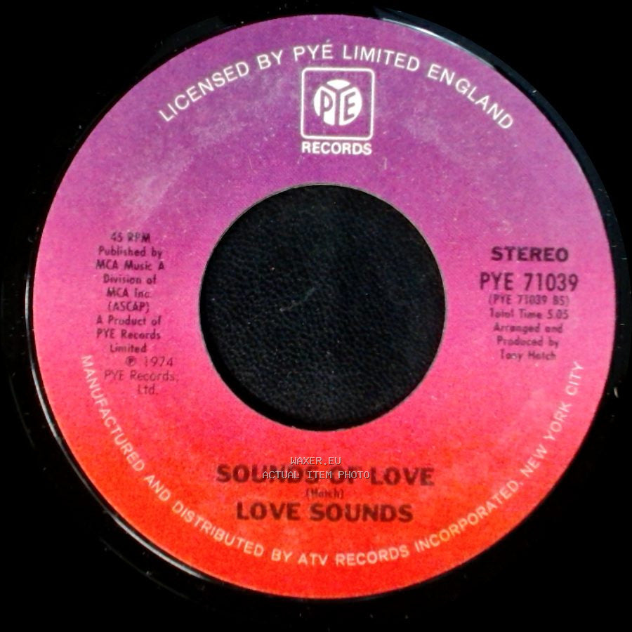 Love Sounds - Sounds Of Love / Ebb Tide / Love Sounds side A