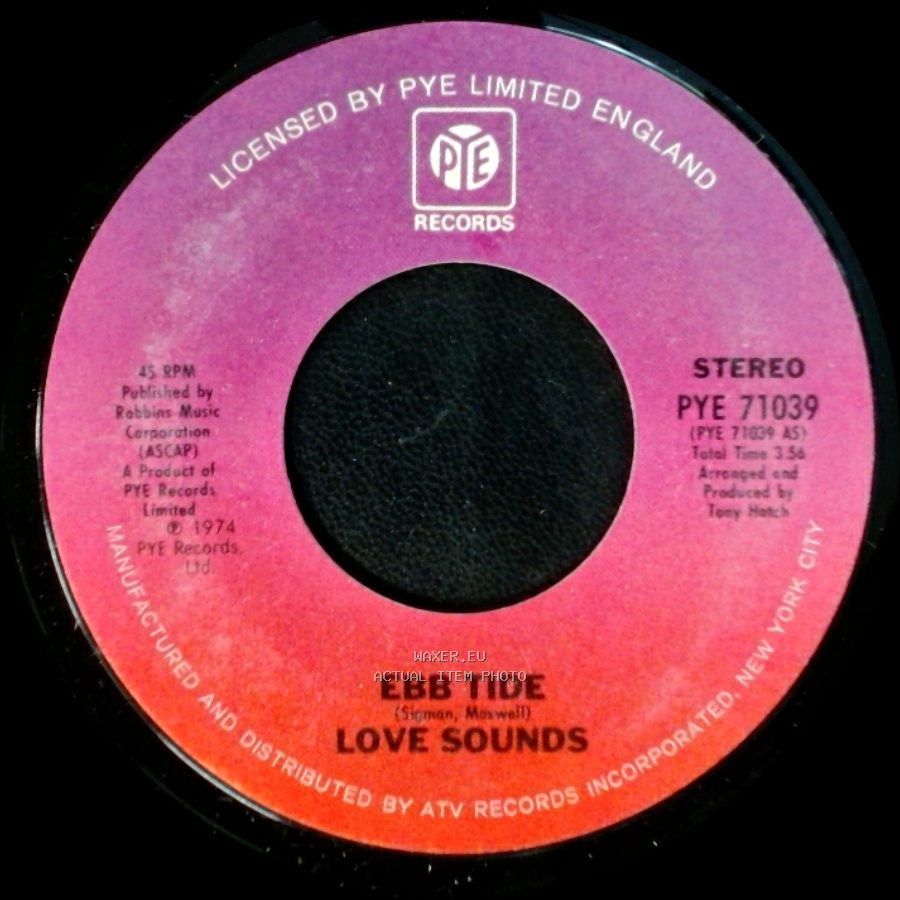 Love Sounds - Sounds Of Love / Ebb Tide / Love Sounds side A