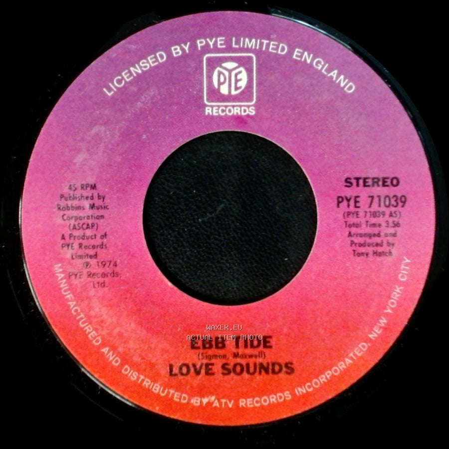 Love Sounds - Sounds Of Love / Ebb Tide / Love Sounds side A