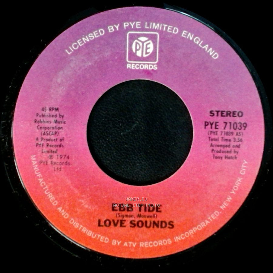Ebb Tide / Love Sounds - Love Sounds / Sounds Of Love side A