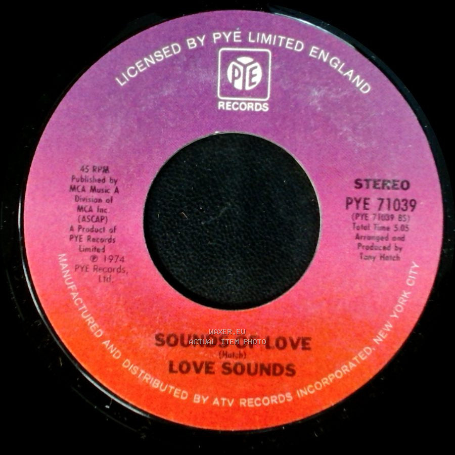 Love Sounds - Sounds Of Love / Ebb Tide / Love Sounds side A
