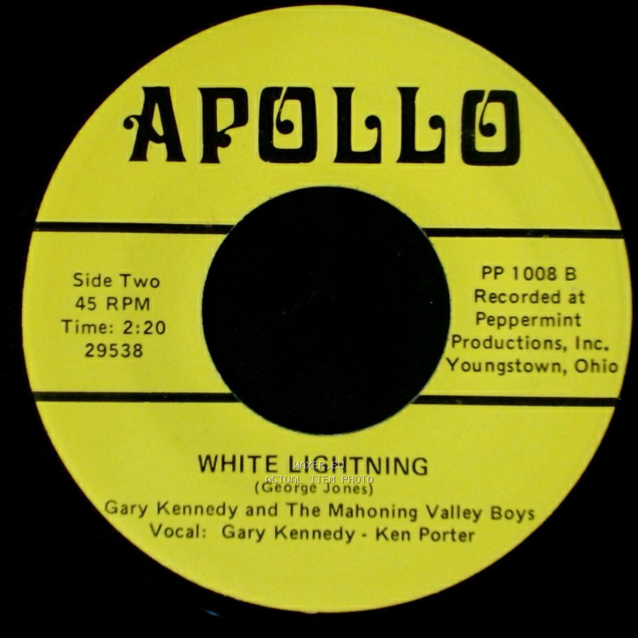 Gary Kennedy And The Mahoning Valley Boys - Sing Me Back Home / White Lightning side B