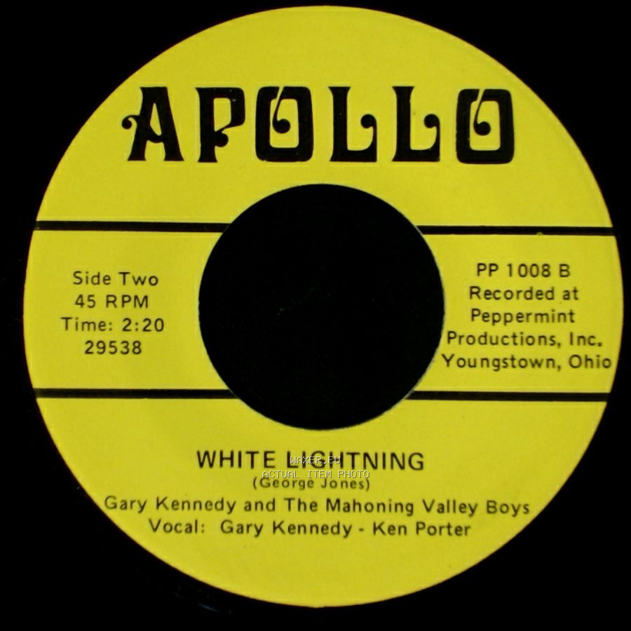 Gary Kennedy And The Mahoning Valley Boys - Sing Me Back Home / White Lightning side B