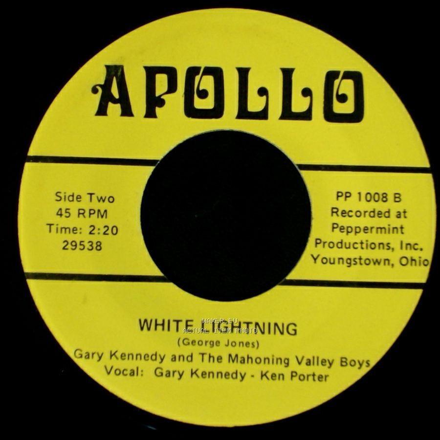 Gary Kennedy And The Mahoning Valley Boys - Sing Me Back Home / White Lightning side B