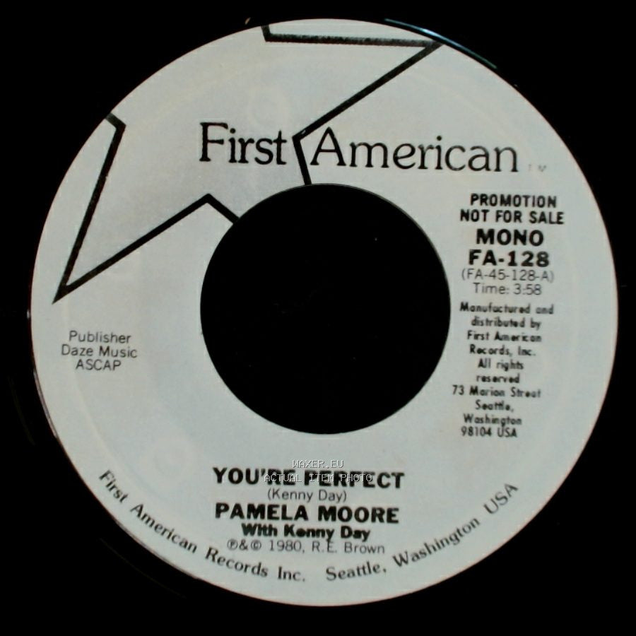 Pamela Moore / Pamela Moore With Kenny Day - You're Perfect / You're Perfect side A