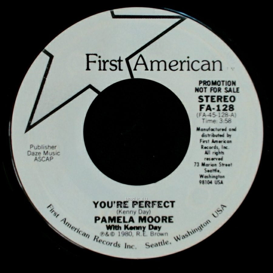 Pamela Moore / Pamela Moore With Kenny Day - You're Perfect / You're Perfect side B