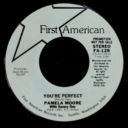 Pamela Moore / Pamela Moore With Kenny Day - You're Perfect / You're Perfect side B