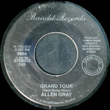 Allen Gray - Grand Tour / Crane Operator side A