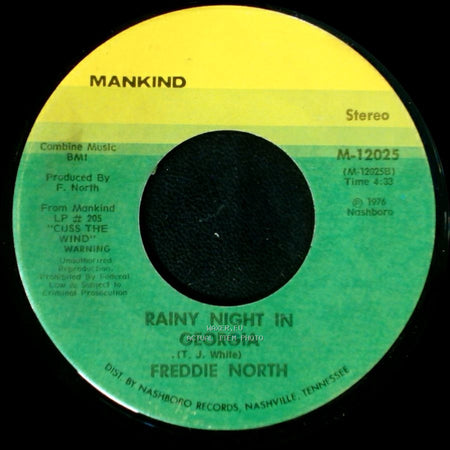 Freddie North - Rainy Night In Georgia / I Loved Another Woman side B