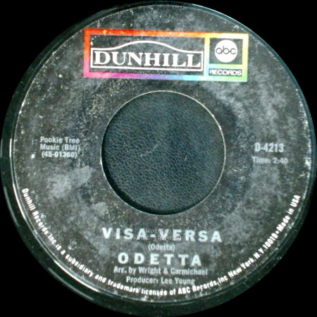 Odetta - Ballad Of Easy Rider / Visa-Versa side B