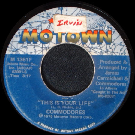 Commodores - Look What You've Done To Me / This Is Your Life side B