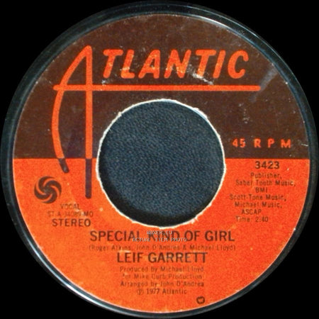 Leif Garrett - Surfin' Usa / Special Kind Of Girl side B