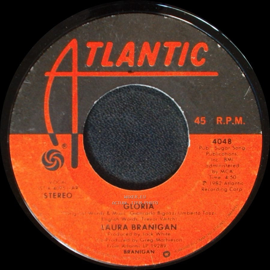 Laura Branigan - Living A Lie / Gloria side B