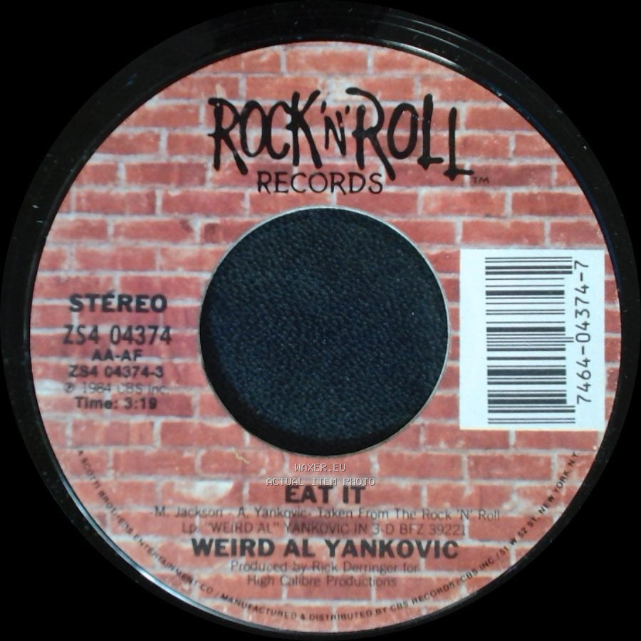 Weird Al Yankovic - Eat It / That Boy Could Dance side A