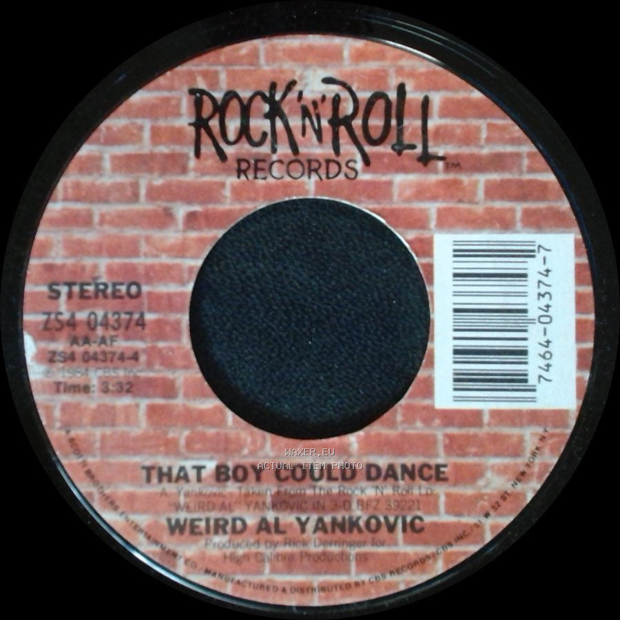 Weird Al Yankovic - Eat It / That Boy Could Dance side B