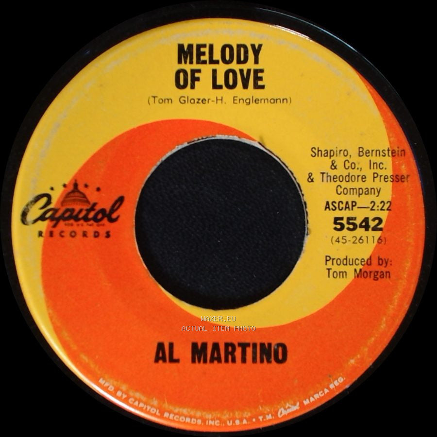 Al Martino - Melody Of Love / Spanish Eyes side A