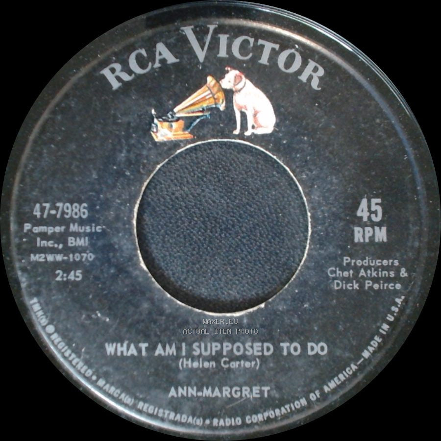 Ann-Margret - What Am I Supposed To Do / Let's Stop Kidding Each Other side A