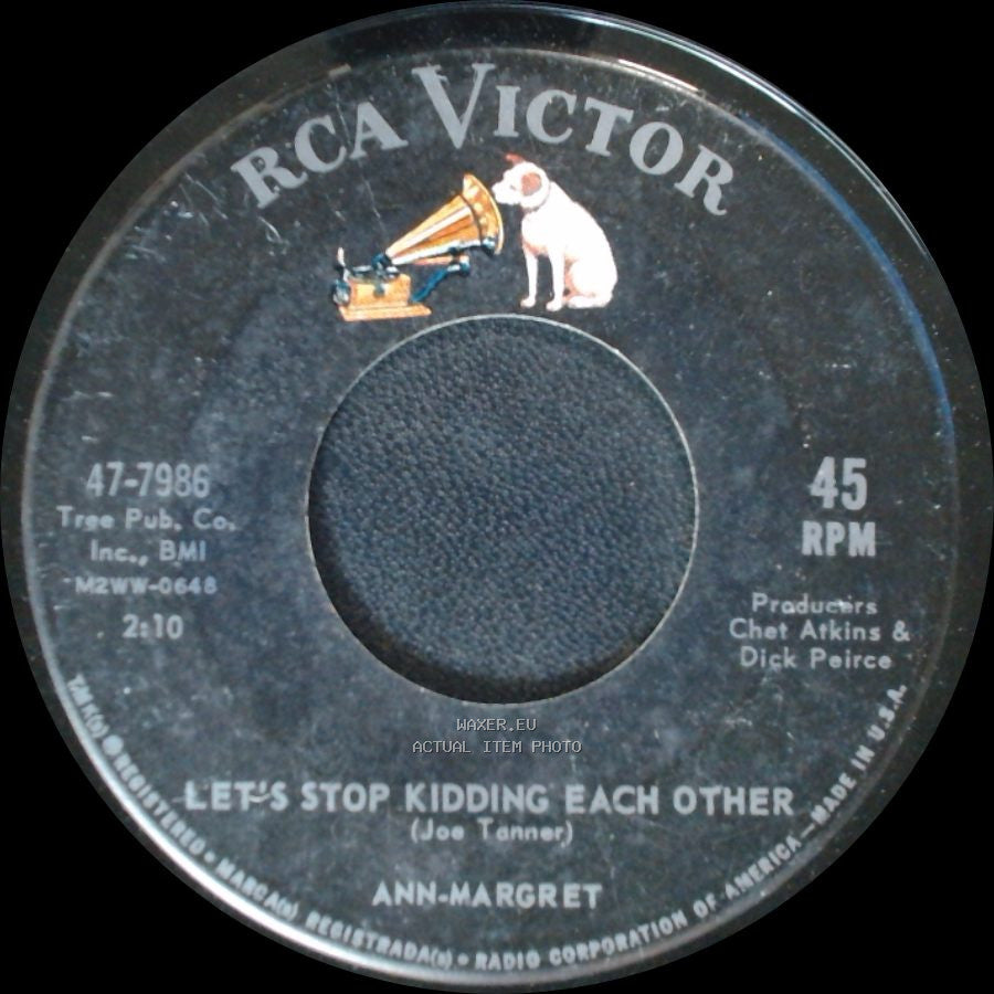 Ann-Margret - What Am I Supposed To Do / Let's Stop Kidding Each Other side B