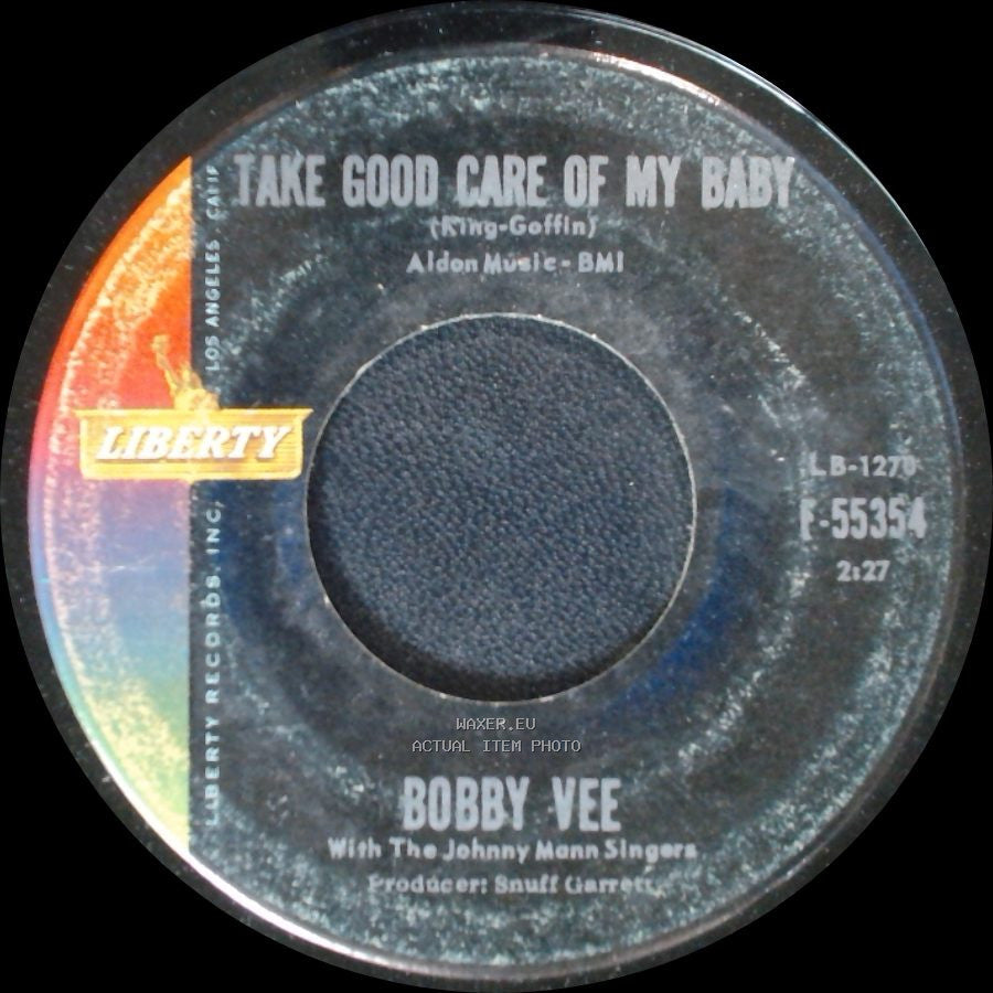 Bobby Vee - Take Good Care Of My Baby / Bashful Bob side A