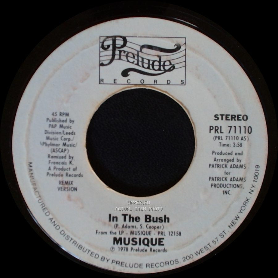 Musique - In The Bush / In The Bush side A