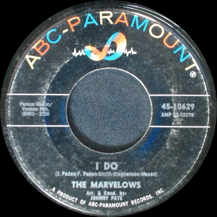 The Marvelows - I Do / My Heart side A