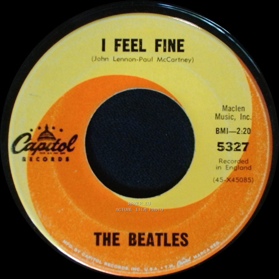 The Beatles - I Feel Fine / She's A Woman side A