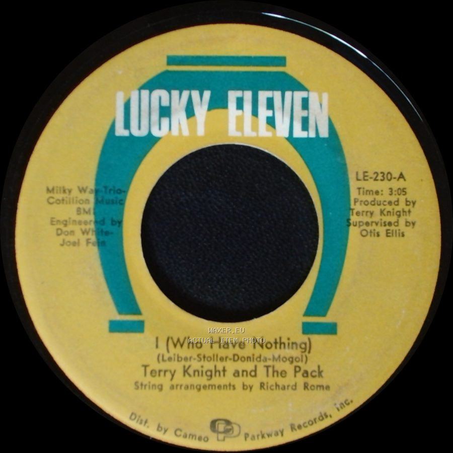 Terry Knight And The Pack - Numbers / I (Who Have Nothing) side B