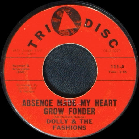Dolly & The Fashions - Waiting For My Man / Absence Made My Heart Grow Fonder side B