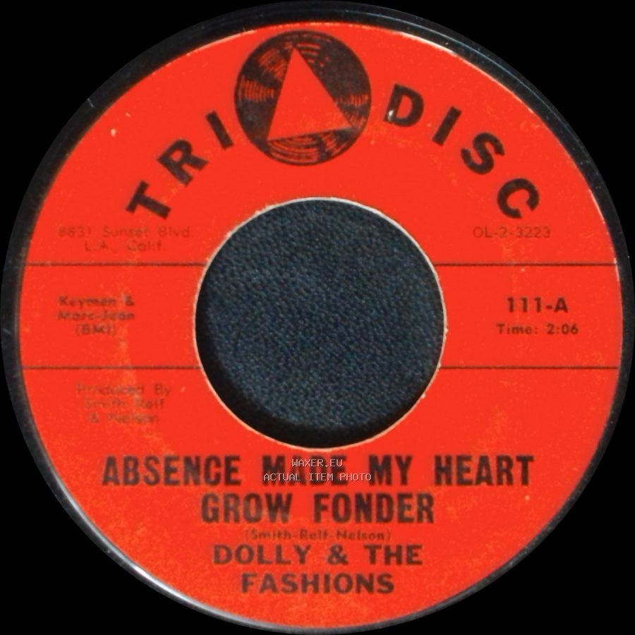 Dolly & The Fashions - Waiting For My Man / Absence Made My Heart Grow Fonder side B