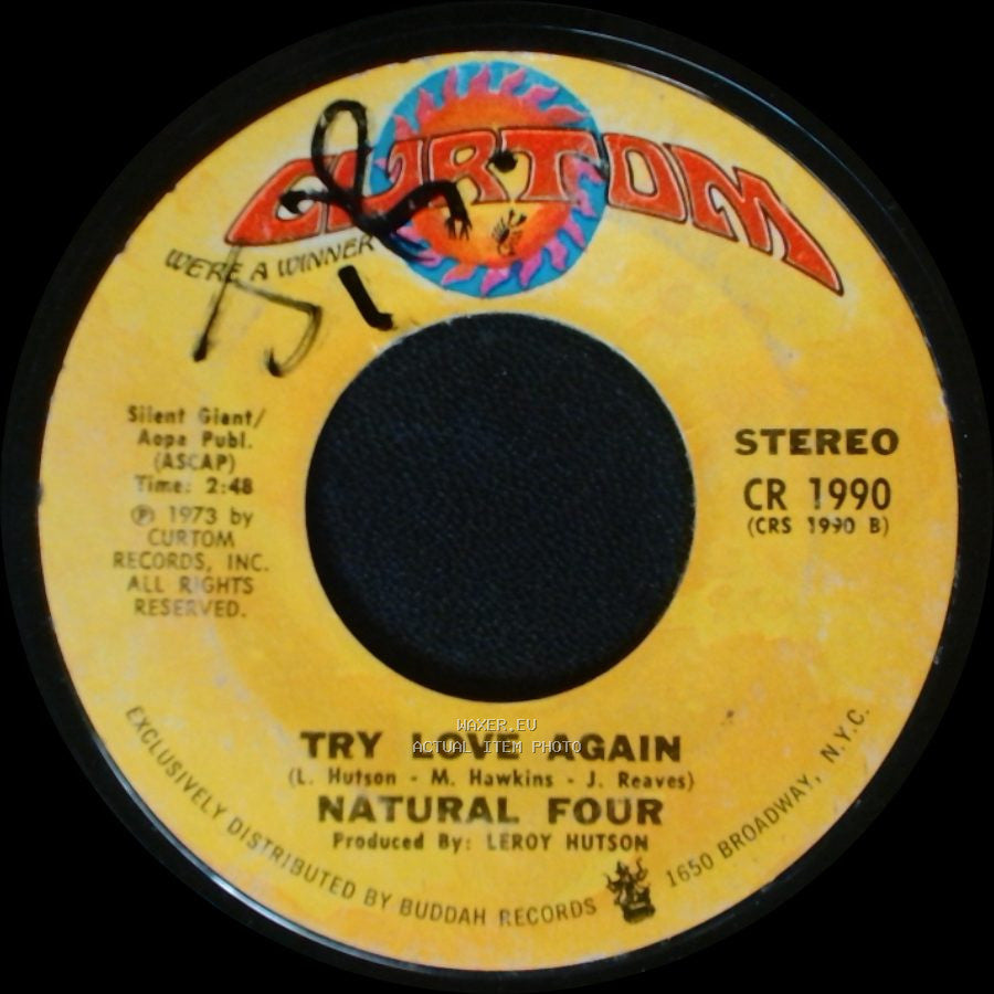Natural Four - Try Love Again / Can This Be Real side A