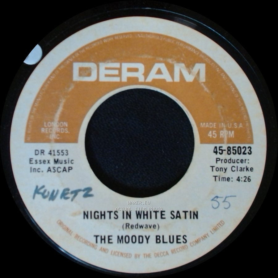 The Moody Blues - Cities / Nights In White Satin side B