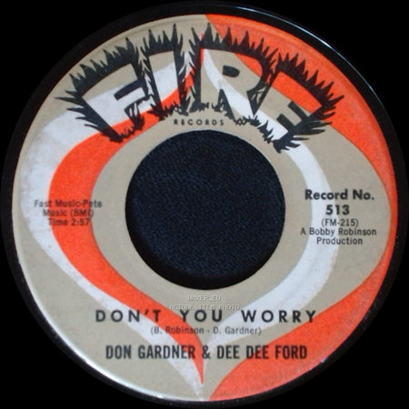 Don Gardner & Dee Dee Ford - I'm Coming Home To Stay / Don't You Worry side B