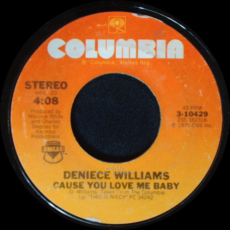 Deniece Williams - Free / Cause You Love Me Baby side B