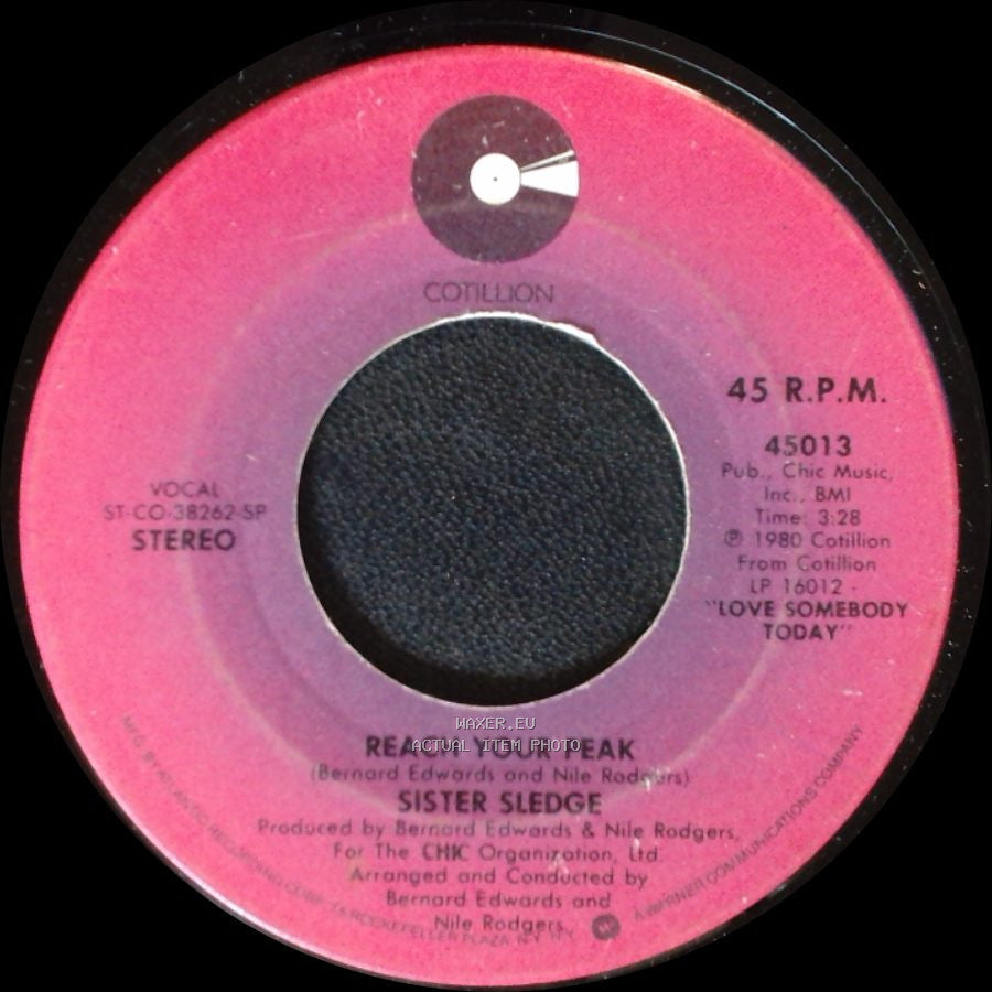 Sister Sledge - Reach Your Peak / You Fooled Around side A